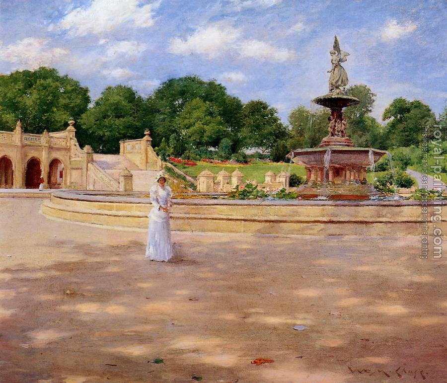 William Merritt Chase : An Early Stroll in the Park